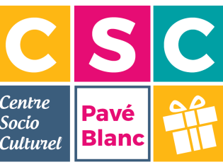 Logo du CSC Pavé blanc