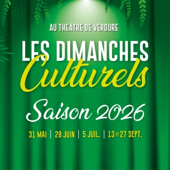 DIMANCHES CULTURELS : SAISON 2026
